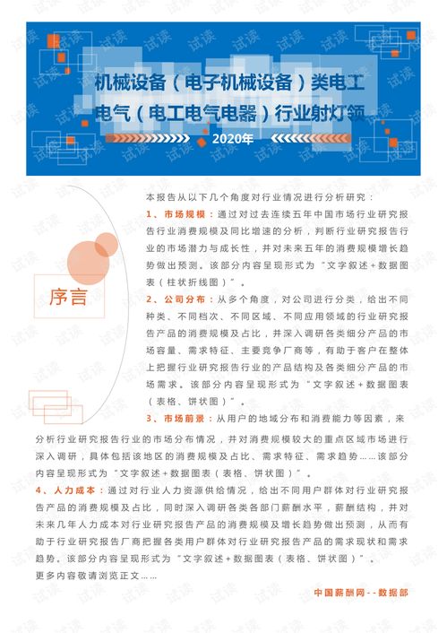 2020年机械设备 电子机械设备 电工电气 电工电气电器 行业射灯领域行业分析报告 市场调查报告 .pdf